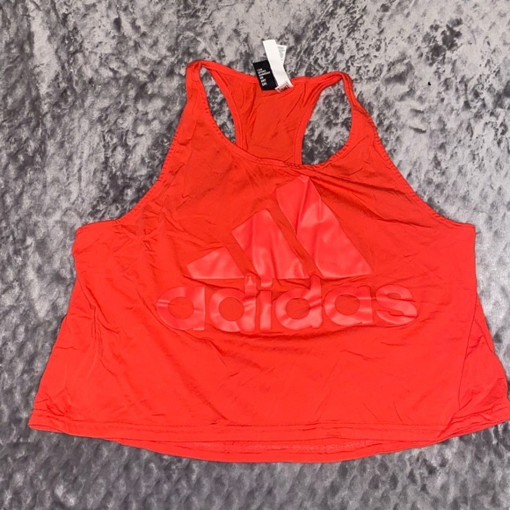 Adidas Orange/ Red Tank Top!